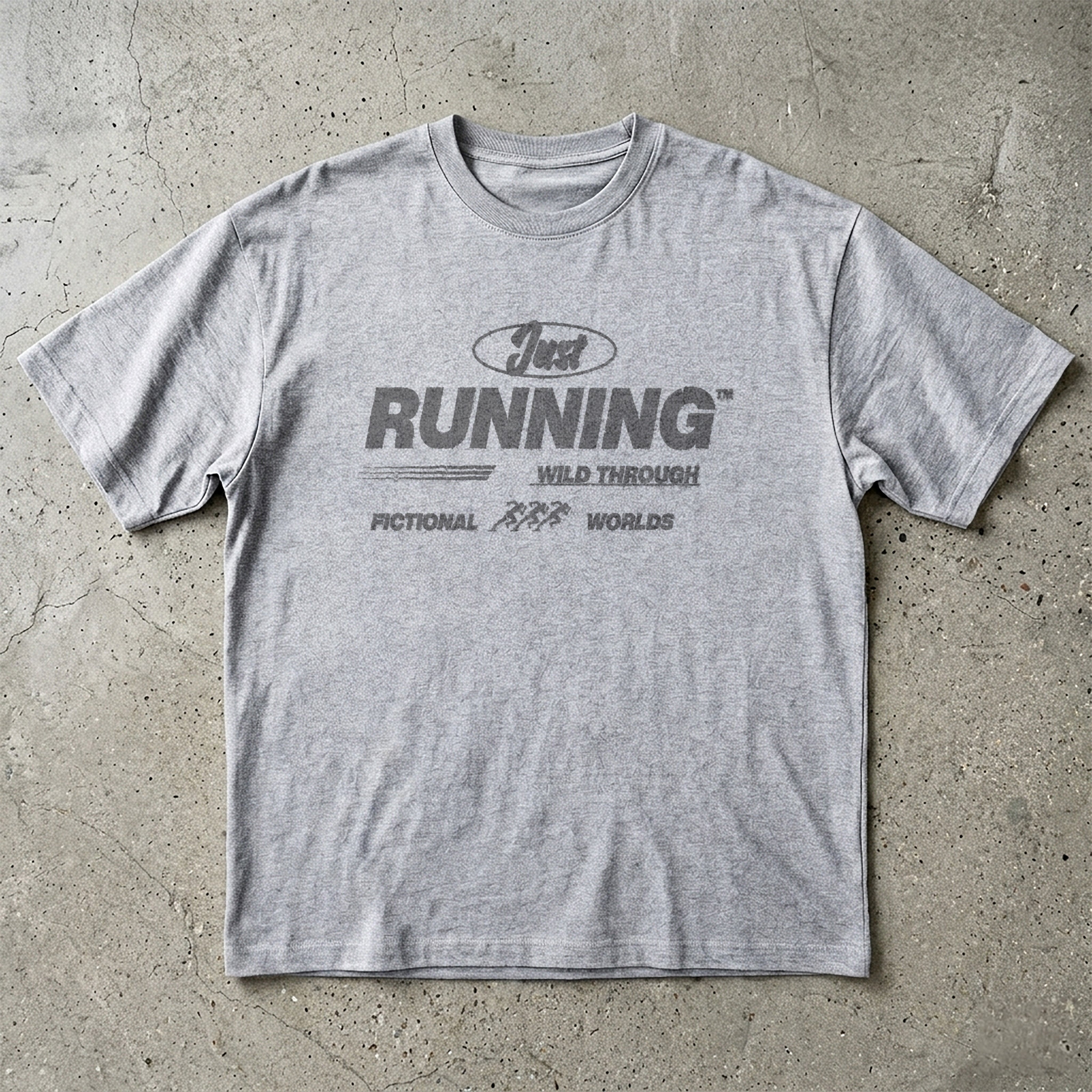 Running Wild Through Fictional Worlds T-shirt
