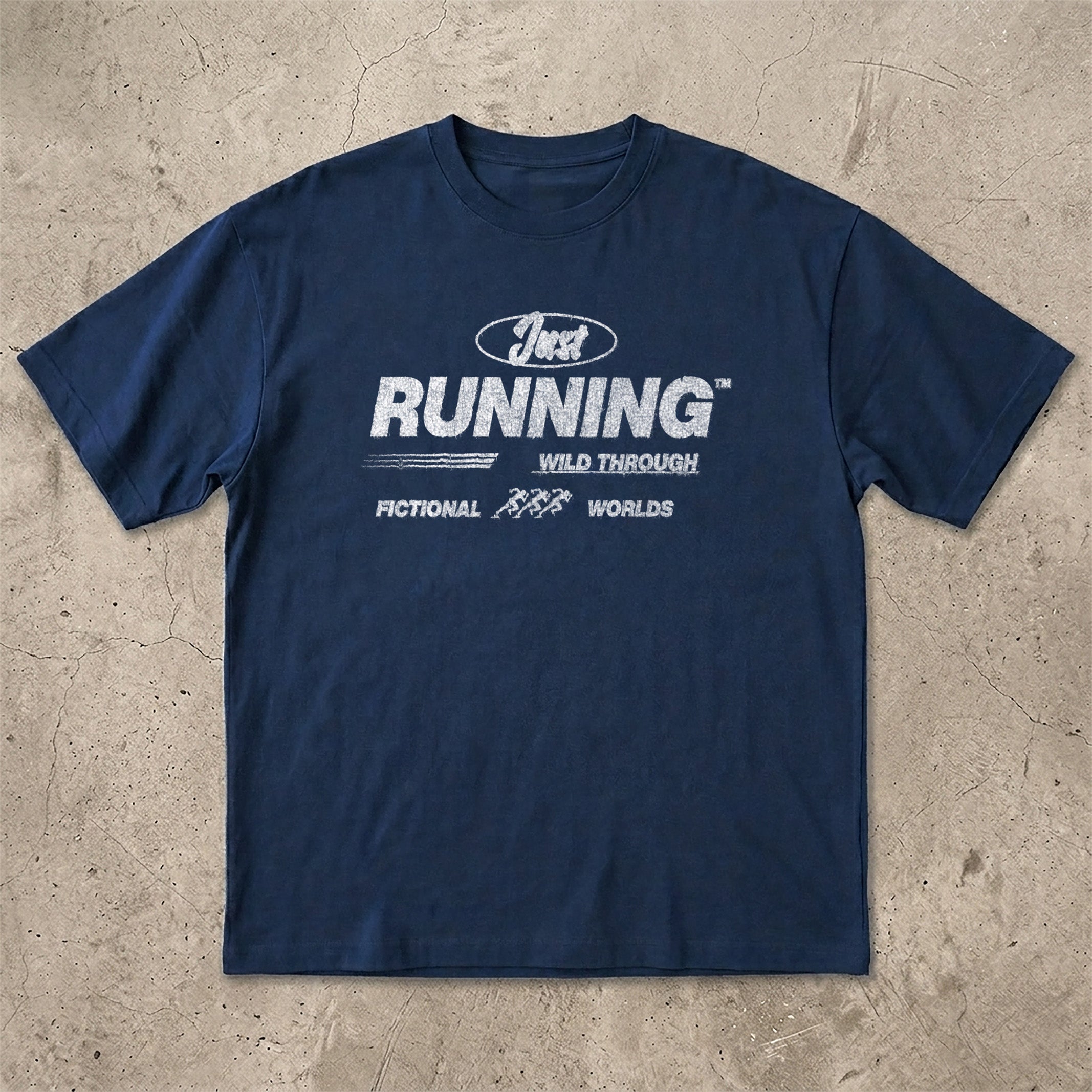 Running Wild Through Fictional Worlds T-shirt