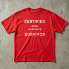 Certified Book Hangover Survivor T-Shirt
